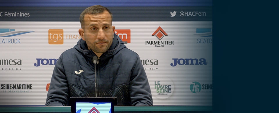 Féminines / Avant HAC - Bordeaux, interview de Frédéric Goncalves