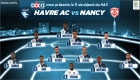 HAC - Nancy : le 11 de départ havrais