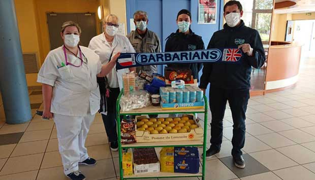 Les "Barbarians" en action pendant la crise sanitaire