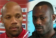 Avant Lyon - HAC, interviewes de Mamadou Diallo et Jean-Alain Boumsong