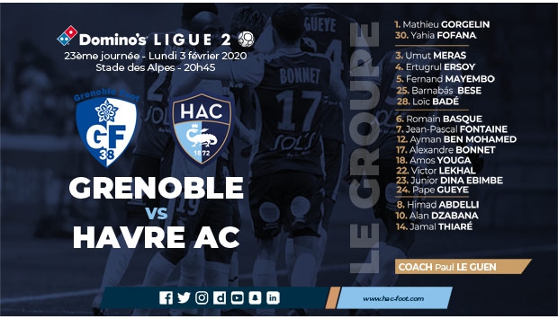 Grenoble - HAC : le groupe retenu par Paul Le Guen