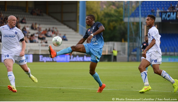 Auxerre - HAC : 2 - 0. Un réveil trop tardif
