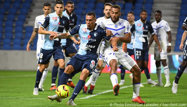 HAC - Troyes : 1 - 1. Le HAC coupé dans son élan