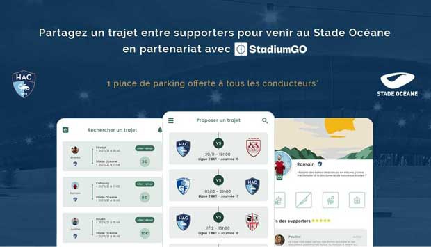 Le HAC et STADIUM GO valorisent le co-voiturage