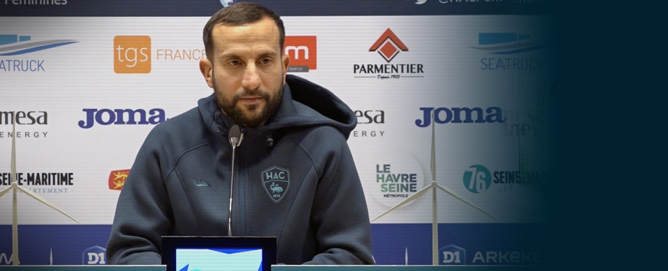 Féminines / Avant HAC - Lyon, interview de Frédéric Goncalves
