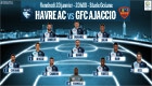 HAC - GFC Ajaccio : le 11 de départ 