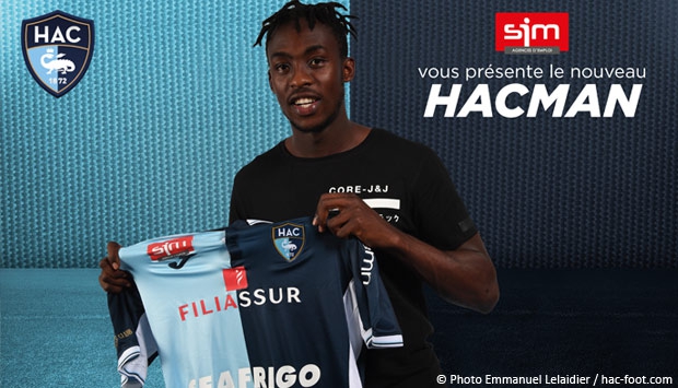 L'attaquant international Tino Kadewere signe au HAC