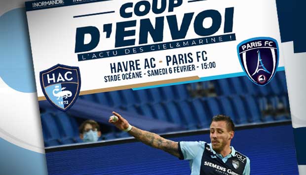 Le "Coup d'envoi" HAC - Paris FC disponible en téléchargement   