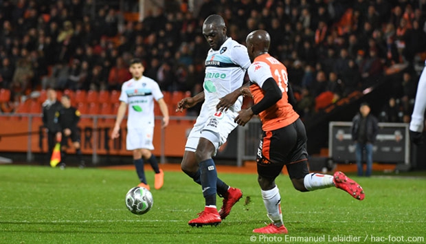 Lorient - HAC : 1-0. L’envie n’aura pas suffi