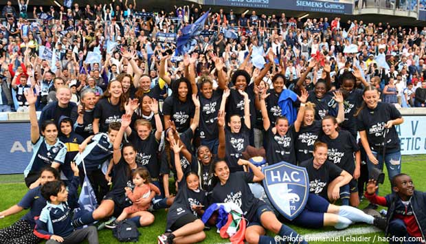 Féminines / HAC - Vendenheim : 4 - 0. Les Havraises retrouvent la D1 Arkema