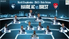 HAC - Brest : le 11 de départ havrais