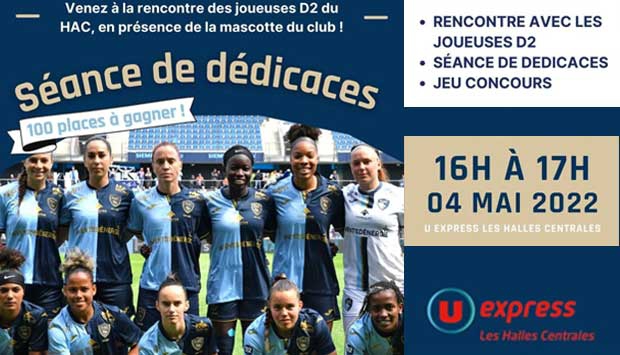 Les HACwomen en dédicaces chez Super U Les Halles ce mercredi à 16h00