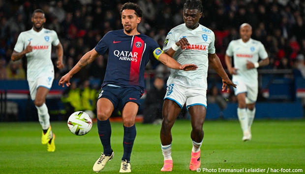 Championnat de Ligue 1 Uber Eats : le HAC félicite le PSG