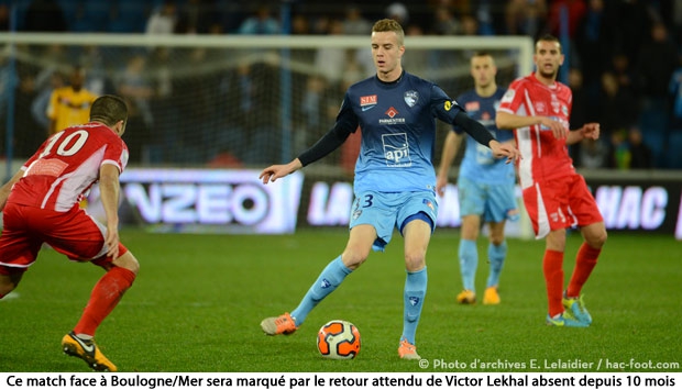 HAC - Boulogne : Ce sera avec Victor Lekhal