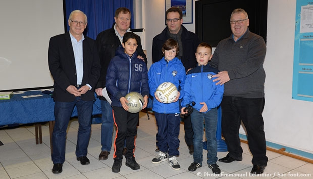 Tombola de l'école de foot du HAC