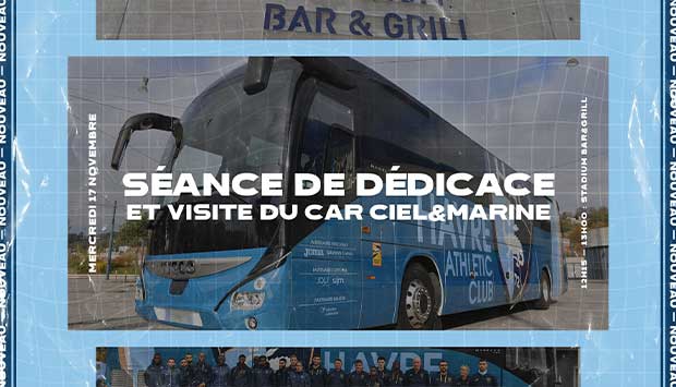 Séance de dédicace et visite du Car Ciel&Marine