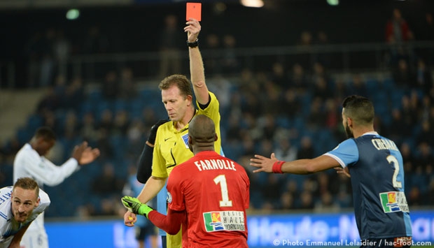 Commission de discipline : 1 + 1 pour Fabien Farnolle