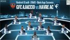 GFC Ajaccio - HAC : le 11 de départ havrais