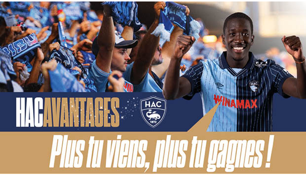 HAC Avantages, le programme de fidélité des fans Ciel&Marine