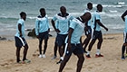Stage de préparation : la séance de crosstraining à la plage en photo