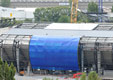 Chantier du nouveau stade : août 2011