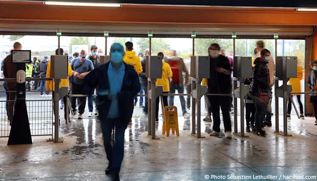 Jauge à 1000 spectateurs, le HAC organise la venue de ses partenaires et de ses abonnés
