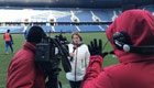 M4 SPORT (chaine de sport hongroise) au Stade Océane pour Barnabas Bese