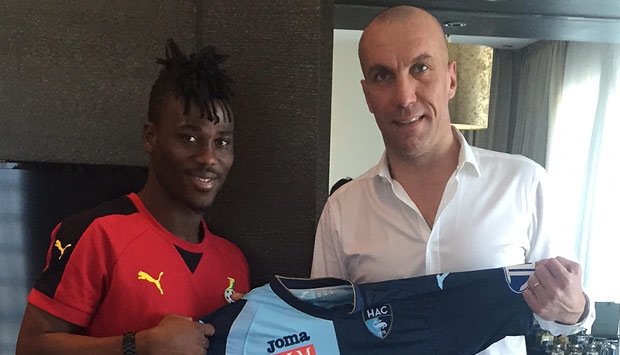 L'international ghanéen Ebenezer Assifuah au HAC