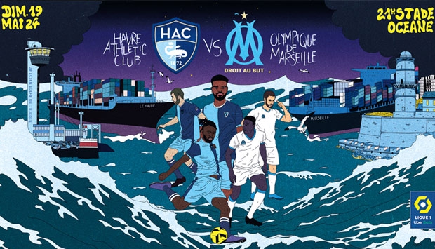 L’affiche de HAC - Marseille par Cosmo !