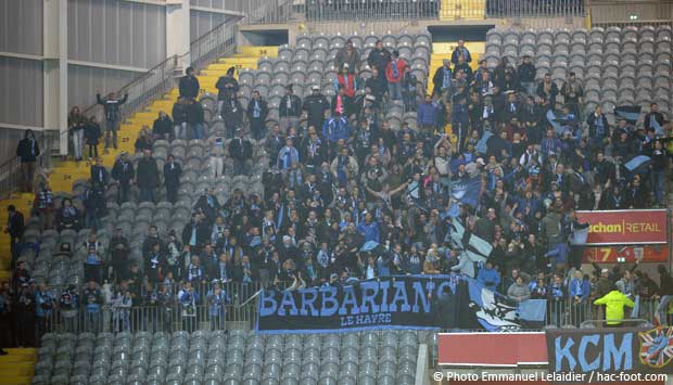 Déplacement des supporters havrais à Lens