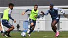 Entraînement : la séance de mardi en photos