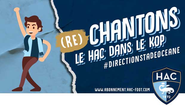 Abonnement 21-22 : La tribune KOP, là où bat le cœur Ciel&Marine !