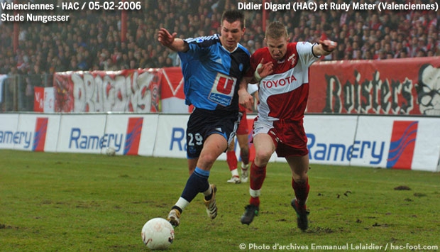 Les confrontations Valenciennes - HAC depuis 1933