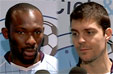Avant Ajaccio - HAC, interviewes de Daury, Diallo et Genton