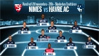 Nîmes - HAC : le 11 de départ du HAC
