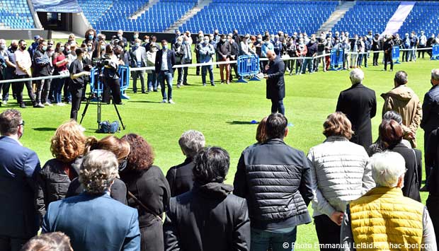 L'hommage à Christophe Revault au Stade Océane