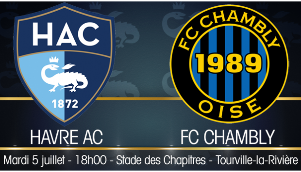 HAC - FC Chambly (Nat) mardi à Tourville-la-Rivière (18h00)