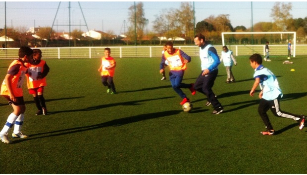 HAC Mon Parrain 2016: Visite des joueurs pros