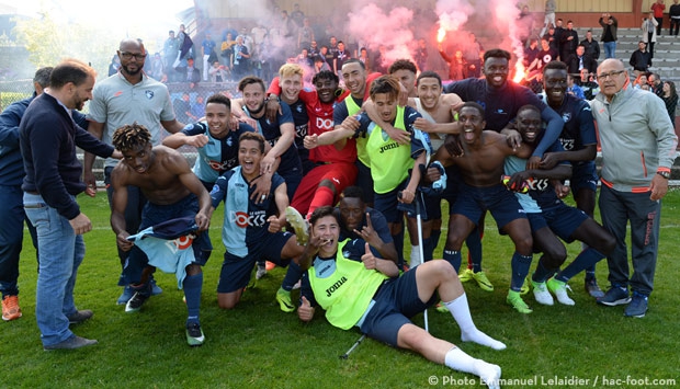 U19 / HAC - Caen: 1 - 1. Le HAC qualifié pour la 1/2 finale du Championnat de France