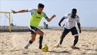 Entraînement sur la plage du Havre ce jeudi