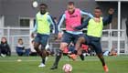 Entraînement : la séance de mercredi en images