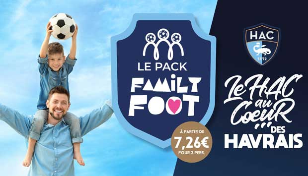 Abonnement 2019-2020 : découvrez le Pack "Family Foot"