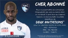 Abonnés: des invitations pour compenser le huis-clos HAC - GFC Ajaccio