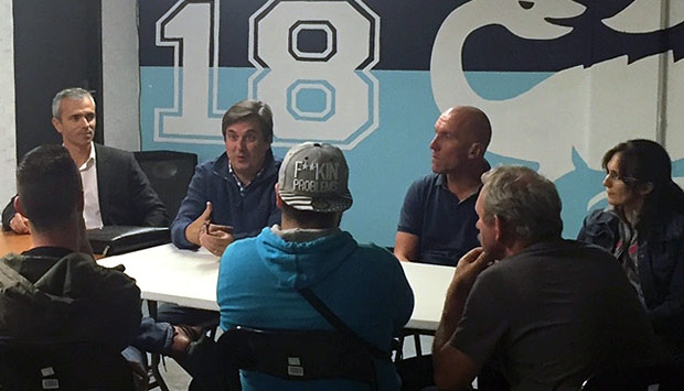 Réunion entre le Président Volpe et les bureaux des KCM et Barbarians