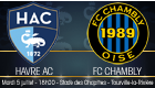 HAC - FC Chambly (Nat) mardi à Tourville-la-Rivière (18h00)