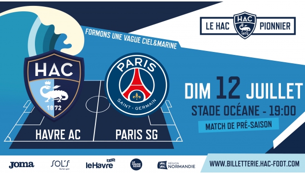 1er Match de pré-saison 2020-2021 : le HAC accueille le PSG
