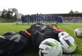 La séance d'entraînement à la Cavée Verte