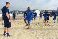 Entraînement sur la plage du Havre