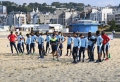Entraînement sur la plage du Havre