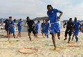 Entraînement sur la plage du Havre